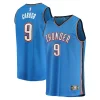 Resistente Duraturo Alex Caruso Oklahoma City Thunder Fast Break Replica Player Jersey Icon Edition Blue