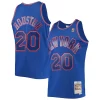 Gorgeous Fantastico Allan Houston New York Knicks 1996/97 Throwback Dark Swingman Jersey Blue