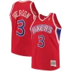 Comodo Allen Iverson Philadelphia 76ers 1996/97 Hardwood Classics Swingman Jersey Red/White