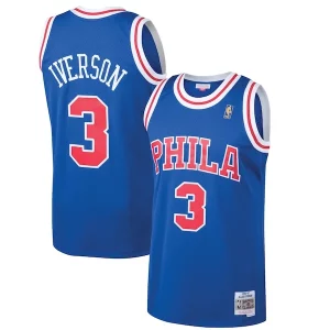 Splendido Duraturo Prestigioso Allen Iverson Philadelphia 76ers 1996/97 Hardwood Classics Swingman Jersey Royal