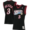 Delizioso Allen Iverson Philadelphia 76ers 2000/01 Big & Tall Hardwood Classics Swingman Jersey Black/Red/Royal/White