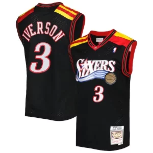 Raffinato Allen Iverson Philadelphia 76ers Hardwood Classics 2006/07 Swingman Jersey Black