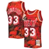 Bellissimo Prestigioso Gorgeous Alonzo Mourning Miami Heat 1996/97 Hardwood Classics Lunar New Year Swingman Jersey Red