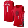 Attraente Raffinato Splendido Anfernee Simons Portland Trail Blazers Jordan Brand Unisex Swingman Jersey Statement Edition Red