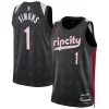 Magnifico Classico Anfernee Simons Portland Trail Blazers Nike Unisex 2024/25 Swingman Player Jersey City Edition Black