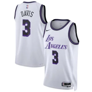 Lussuoso Accattivante Bellissimo Anthony Davis Los Angeles Lakers Nike Unisex 2022/23 Swingman Jersey City Edition White
