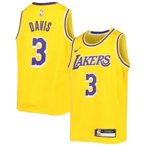 Eccezionale Gorgeous Magnifico Anthony Davis Los Angeles Lakers Nike Youth Swingman Jersey Icon Edition Gold