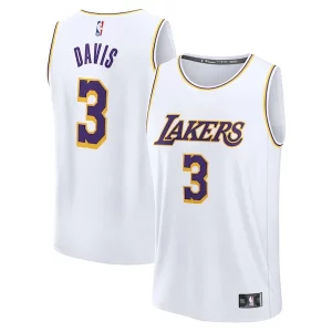 Versatile Eccezionale Anthony Davis Los Angeles Lakers Youth Fast Break Replica Player Jersey Association Edition White