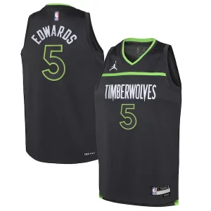 Ottimo Attraente Anthony Edwards Minnesota Timberwolves Jordan Brand Youth Swingman Jersey Statement Edition Black