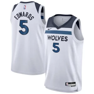 Stupendo Anthony Edwards Minnesota Timberwolves Nike Youth Swingman Jersey Association Edition White