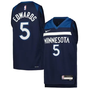 Stupendo Meraviglioso Prestigioso Anthony Edwards Minnesota Timberwolves Nike Youth Swingman Jersey Icon Edition Navy