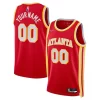 Fantastico Gorgeous Fascinante Atlanta Hawks Nike 2021/22 Diamond Swingman Custom Jersey Icon Edition Red