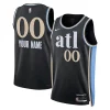 Comodo Meraviglioso Resistente Atlanta Hawks Nike Unisex 2023/24 Custom Swingman Jersey Black City Edition