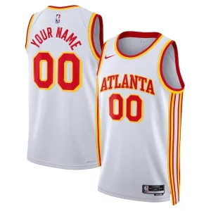 Comodo Duraturo Splendido Atlanta Hawks Nike Unisex Swingman Custom Jersey White Association Edition