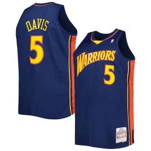 Lussuoso Fantastico Raffinato Baron Davis Golden State Warriors Big & Tall Hardwood Classics 2006/07 Swingman Jersey Navy