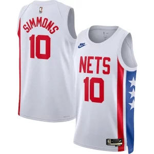 Eccezionale Gorgeous Magnifico Ben Simmons Brooklyn Nets Nike Swingman Jersey Classic Edition White