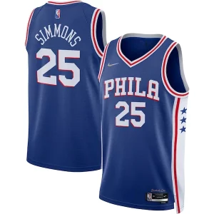 Ottimo Ben Simmons Philadelphia 76ers Nike 2021/22 Diamond Swingman Jersey Icon Edition Royal