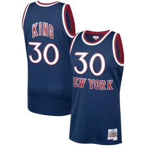 Classico Eccezionale Fantastico Bernard King New York Knicks 1982/83 Hardwood Classics Swingman Jersey Navy