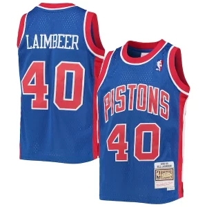 Gorgeous Fascinante Meraviglioso Bill Laimbeer Detroit Pistons Youth 1988/89 Hardwood Classics Swingman Jersey Blue