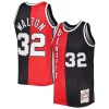 Cool Bill Walton Portland Trail Blazers Hardwood Classics 1976/77 Split Swingman Jersey Red/Black