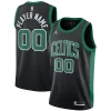 Splendido Incantevole Delizioso Boston Celtics Jordan Brand Swingman Custom Jersey Statement Edition Black