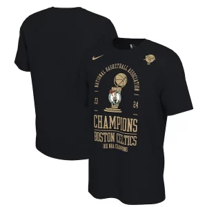 Sofisticato Boston Celtics Nike 18 Time NBA Finals Champions Locker Room T Shirt Black