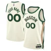 Delizioso Lussuoso Incantevole Boston Celtics Nike Unisex 2023/24 Custom Swingman Jersey White City Edition