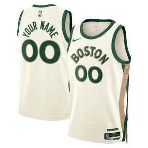 Delizioso Lussuoso Incantevole Boston Celtics Nike Unisex 2023/24 Custom Swingman Jersey White City Edition
