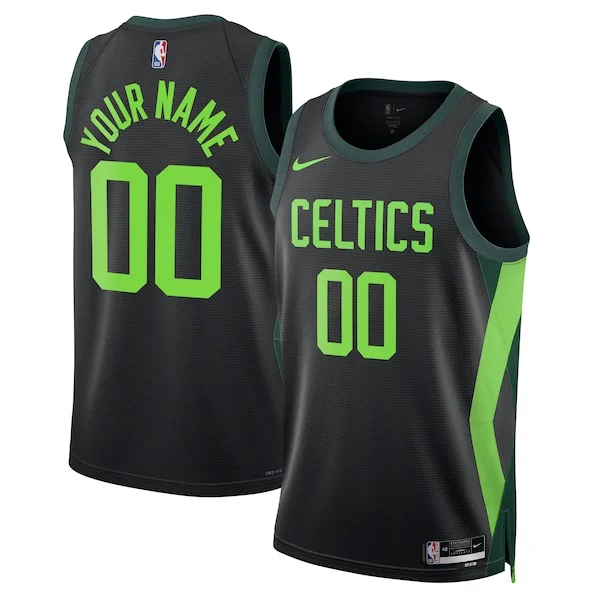 Robusto Fantastico Delizioso Boston Celtics Nike Unisex 2024/25 Custom Swingman Jersey City Edition Black