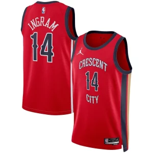 Lussuoso Brandon Ingram New Orleans Pelicans Jordan Brand Unisex Swingman Jersey Statement Edition Red