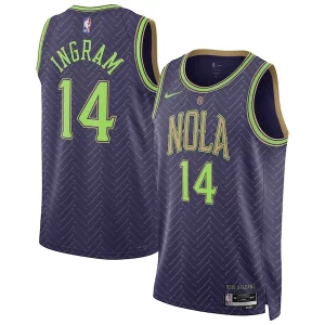 Splendido Brandon Ingram New Orleans Pelicans Nike Unisex 2024/25 Swingman Player Jersey City Edition Purple