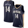Attraente Elegante Brandon Ingram New Orleans Pelicans Nike Unisex Swingman Jersey Icon Edition Navy