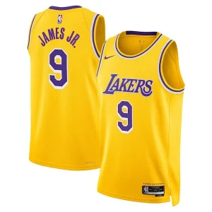 Trendy Moderno Bronny James Los Angeles Lakers Nike Unisex 2024 Offseason Addition Nike Swingman Jersey Gold