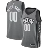Elegante Brooklyn Nets Jordan Brand Swingman Custom Jersey Statement Edition Gray
