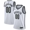 Lussuoso Eccezionale Brooklyn Nets Nike 2020/21 Swingman Custom Jersey Association Edition White
