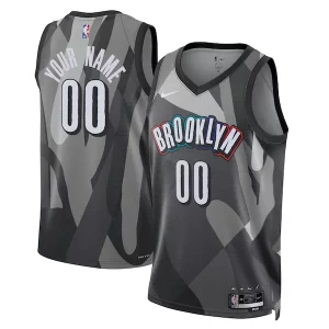 Bellissimo Meraviglioso Brooklyn Nets Nike Unisex 2024/25 Custom Swingman Jersey City Edition Gray