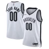 Raffinato Fascinante Brooklyn Nets Nike Unisex Swingman Custom Jersey White Association Edition