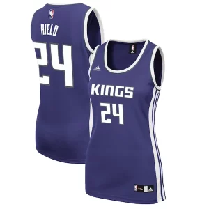Cool Trendy Buddy Hield Sacramento Kings adidas Women's Road Replica Jersey Purple
