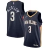 Meraviglioso C.J. McCollum New Orleans Pelicans Nike Swingman Jersey Icon Edition Navy