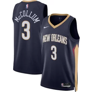 Bellissimo Attraente Delizioso C.J. McCollum New Orleans Pelicans Nike Unisex Swingman Jersey Icon Edition Navy
