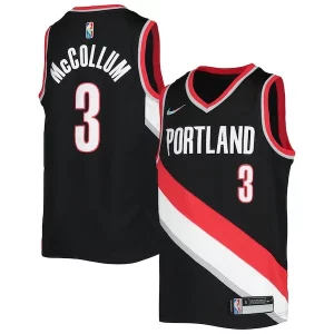 Stupendo Duraturo C.J. McCollum Portland Trail Blazers Nike Youth 2021/22 Diamond Swingman Jersey Icon Edition Black