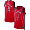 Cool CJ McCollum New Orleans Pelicans Jordan Brand Unisex Swingman Jersey Statement Edition Red