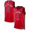 Prestigioso CJ McCollum New Orleans Pelicans Jordan Brand Unisex Swingman Jersey Statement Edition Red