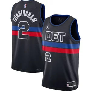 Comodo Attraente Duraturo Cade Cunningham Detroit Pistons Jordan Brand Unisex Swingman Jersey Statement Edition Black
