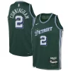 Raffinato Cade Cunningham Detroit Pistons Nike Youth 2022/23 Swingman Jersey City Edition Green