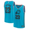 Ottimo Attraente Elegante Cameron Johnson Phoenix Suns Youth 2022/23 Fast Break Jersey City Edition Turquoise