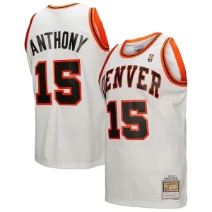 Attraente Lussuoso Carmelo Anthony Denver Nuggets 2006/07 Swingman Jersey White