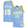 Raffinato Fantastico Carino Carmelo Anthony Denver Nuggets Youth 2003 04 Hardwood Classics Swingman Jersey Powder Blue