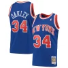 Raffinato Splendido Gorgeous Charles Oakley New York Knicks Hardwood Classics Swingman Jersey Blue