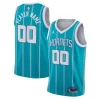 Eccezionale Charlotte Hornets Jordan Brand 2020/21 Swingman Custom Jersey Icon Edition Teal